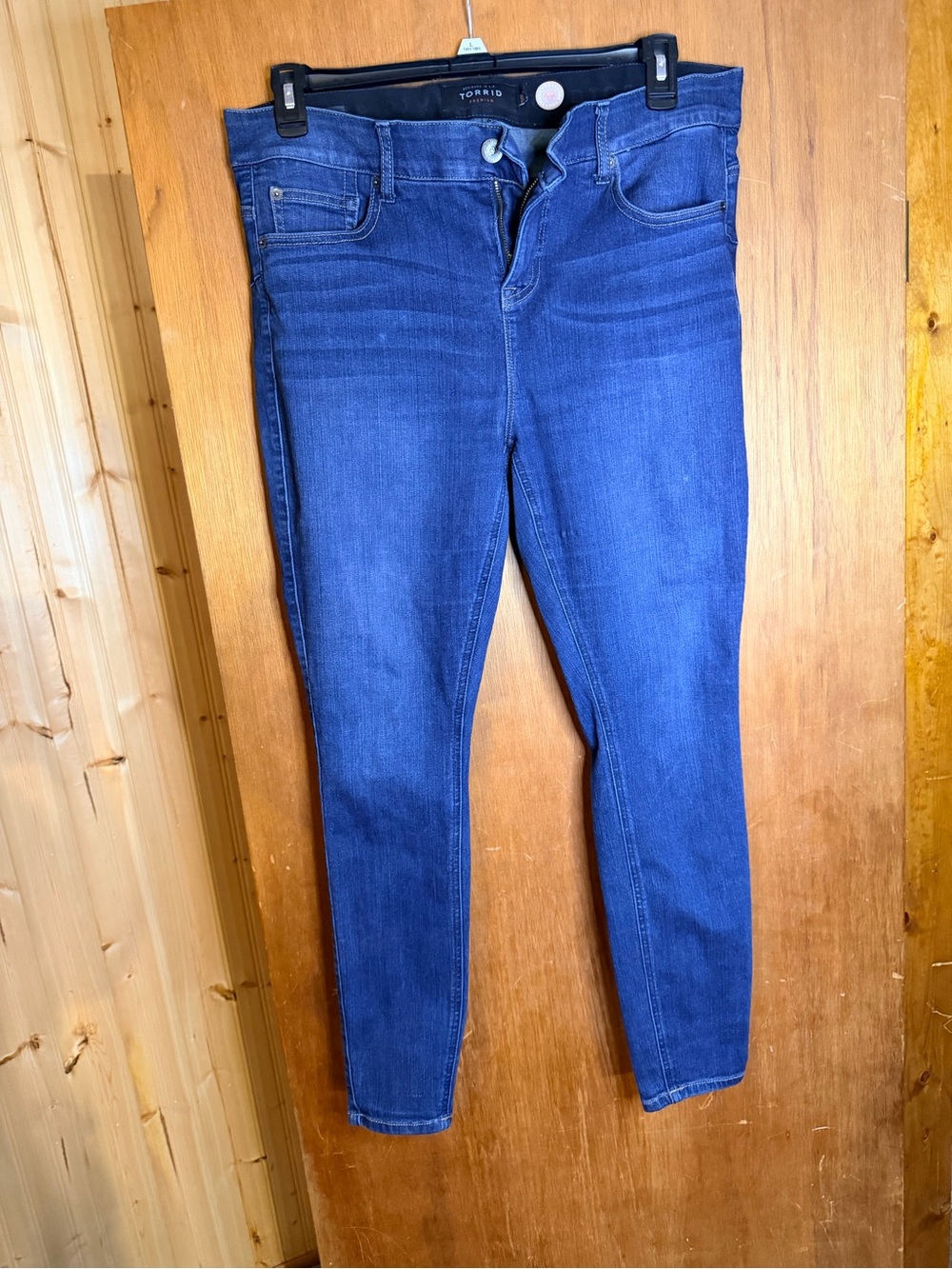 torrid High-Rise Skinny Jeans in Deep Indigo